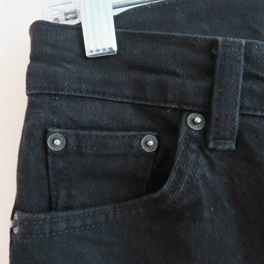 REFORMATION Serena High Skinny Crop Jeans in Black - Size US 24 - Picture 5 of 15